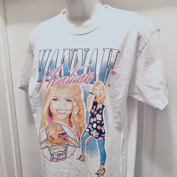 Hanna Montana-Miley Cyrus Vintage T Shirt-Disney Channel-Music-Multi Color-Med - Picture 3 of 9